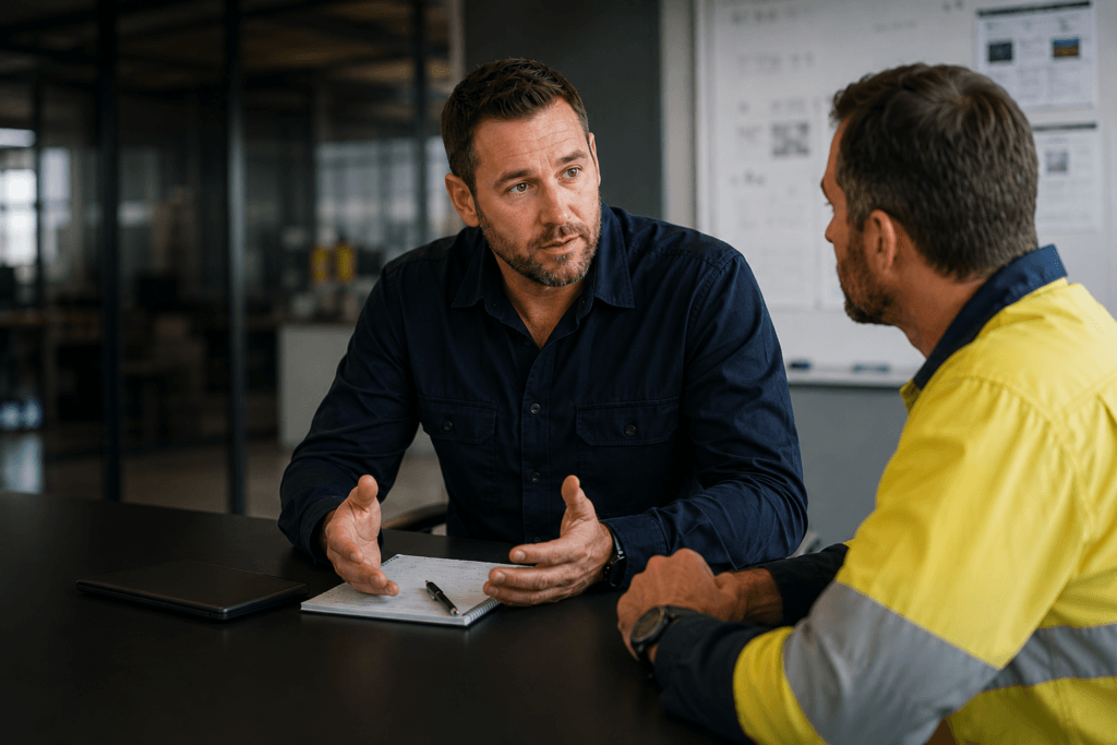 Australian mining workplace illustrating psychosocial risk factors