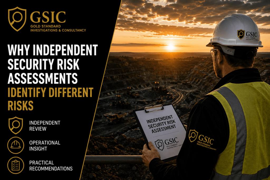 GSIC consultant providing independent mining security advice